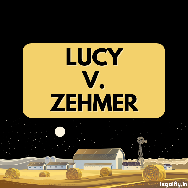 Featured Image about Lucy v. Zehmer 1954